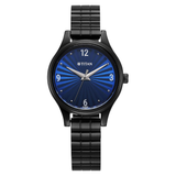 Titan Karishma Blue Black Women’s Watch NU2679NM02