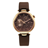 Fastrack Tick Tock Brown Girls Watch 6319WL01