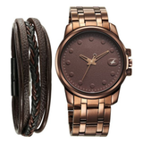 Fastrack Pulse Brown Dial Guys Watch NU3314QM02F
