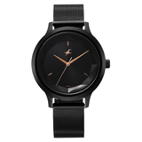 Fastrack Fleek Black Girls Watch NU6210NM04