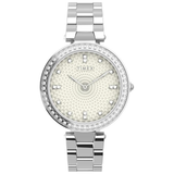 Timex Trend Women Silver-Tone Quartz Analog Watch 50M Water Resistant