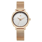 Fastrack Stunners Silver Girls Watch 68064WM01