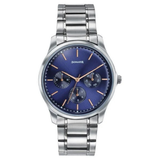 Sonata Navy Blue Dial Men's Watch 77163SM05