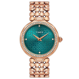 Timex Fria Green Round Women’s Watch TWEL13907
