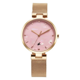 Fastrack Stunners X Pink Girls Watch NU68049WM01