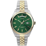 Timex Legacy Green 36mm Stainless Steel Bracelet Watch TW2W32100UJ