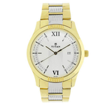 Titan Quartz White Dial Men’s Watch NU1739BM01