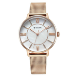 Titan TGIF Mother of Pearl Women’s Watch NU95248WM02