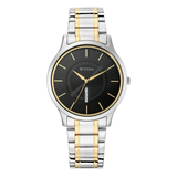 Titan Black Dial Day-Date Watch 1845BM01