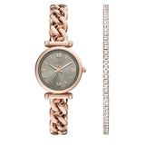 Fossil Carlie Mini Watch & Bracelet Set for Women ES5378SET