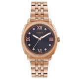 Timex Black Round Dial Women’s Watch TWEL234SMU02