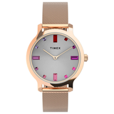 Timex Transcend Women 31mm Mesh Band Watch TW2U92900