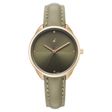 Fastrack Stunners Green Girls Watch 68066WL01