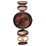 Titan Raga Ceramics Brown Women's Watch NU95146KD03