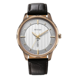 Titan Regalia Off White Dial Leather Watch 1875QL01