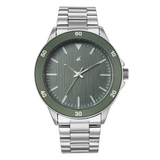 Fastrack Stunners Green Dial Guys Watch 38160KM02