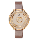 Fastrack Stunners Rose Gold Girls Watch NU6303WL01