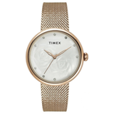 Timex White Round 36mm Women’s Watch TWEL19302