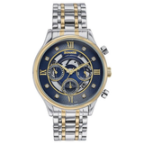 Sonata Blue Dial Two-Tone Strap Men's Watch NU77146BM01