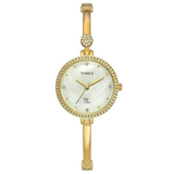 Timex Fria Off White Round Dial Women Watch TWEL18402