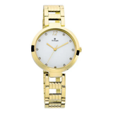 Titan Sparkle White Dial Gold Women’s Watch 2480YM01