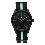Fastrack Stunners Black Dial Two-Toned Men's Watch 38214NP02