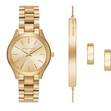 Michael Kors Slim Runway Watch Gift Set for Women MK7561SET