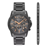 Armani Exchange Banks Chronograph Watch Gift Set for Men AX7170SET
