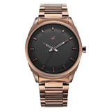 Fastrack Black Dial Brown SS Men's Watch NU3273QM01