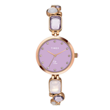 Timex Fria Purple Round Dial Women Watch TWEL17803