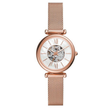 Fossil Carlie Mini Automatic Mesh Watch for Women ME3188