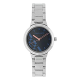 Fastrack Checkmate Blue Dial Girls Watch NR6150SM03