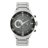 Fastrack Big Time Black Dial Guys Watch NS3072SM02