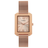 Timex Rose Gold Rectangle Dial Analog Women’s Watch TWEL233SMU02