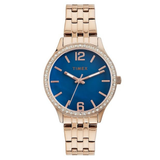Timex Blue Round Dial Women’s Watch TWEL230SMU03