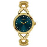 Timex Fria Green Round Dial Women’s Watch TWEL14200