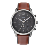Fossil Neutra Chronograph Leather Watch for Men FS5512