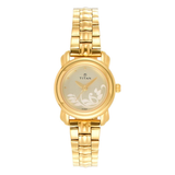 Titan Karishma Champagne Dial Women’s Watch NU2534YM01