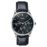 Sonata Black Dial Men's Watch 77163SL02