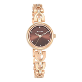 Titan Lagan Brown Women’s Watch 2601WM04