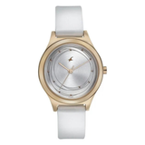Fastrack Style Up Silver Girls Watch NS6152WL01