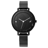 Fastrack Younique Black Girls Watch NS6278NM01