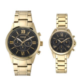 Fossil His & Her Chronograph Watch Gift Set for Couples BQ2400SET