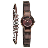 Titan Raga Glimmers Rose Gold Dial Women's Watch NU95328QM01F