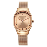Fastrack Snob X Rose Gold Dial Girls Watch NU6283WM01