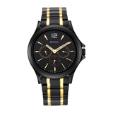 Titan Black & Gold Multifunction Watch 1698KM02
