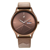 Fastrack Style Up Brown Dial Guys Watch NS3247QL02