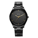 Titan Black Dial Men’s Steel Watch 1802NM01
