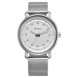 Titan Workwear Silver Dial Men’s Watch NU1884SM01
