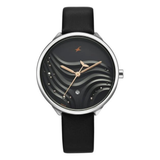 Fastrack Oceanyx Black Dial Girls Watch 6316SL01